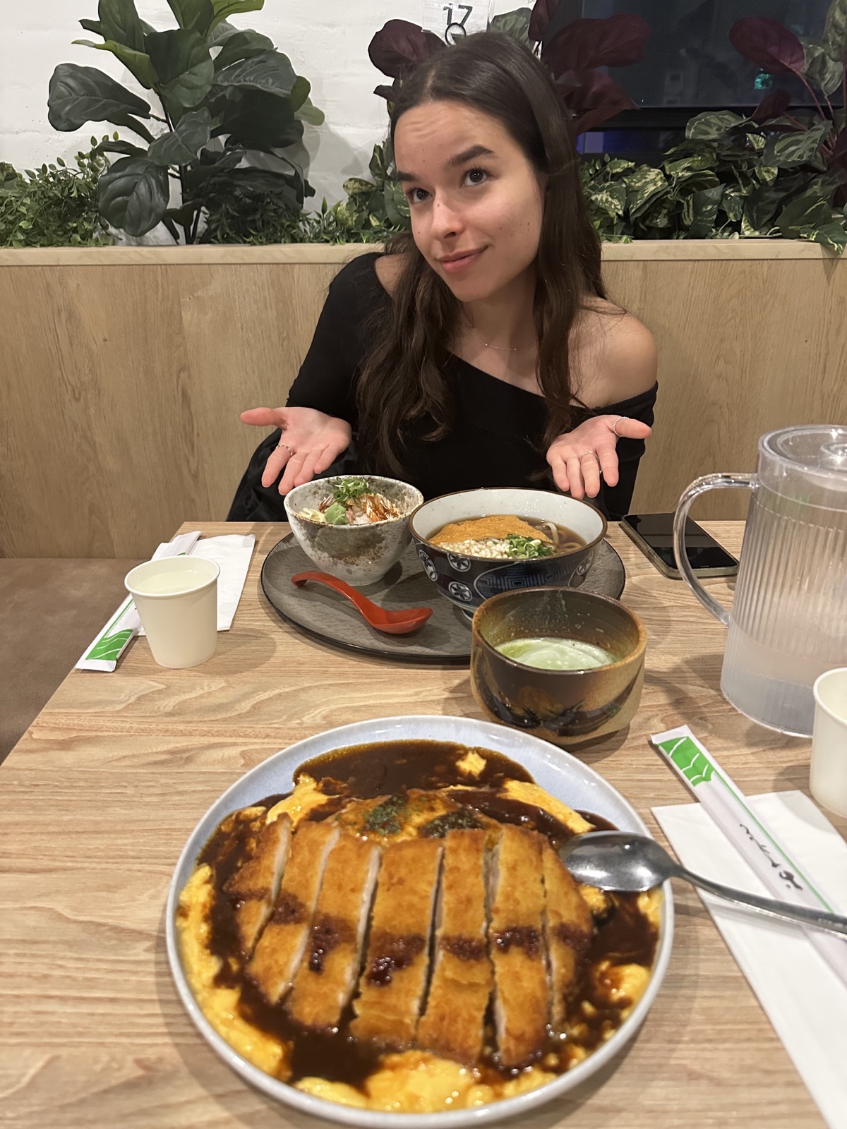Ioana during a birthday dinner at Koto Sanpo
