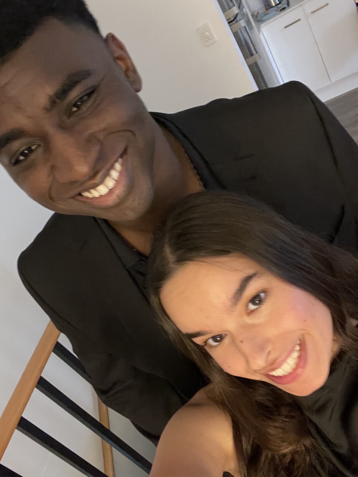 Ioana and her partner together before Med Ball